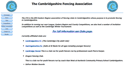 Desktop Screenshot of cambsfa.org.uk